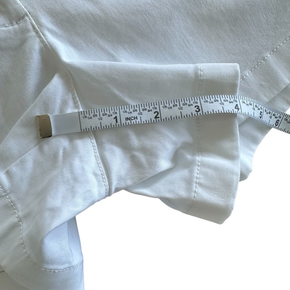 NEW J. CREW 4" stretch chino short Flat Front Side Pockets in White Size 4 - Picture 8 of 9